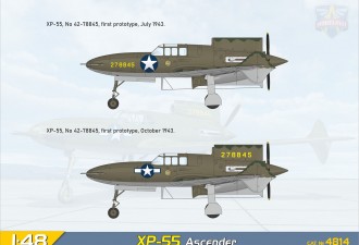 Scale model  XP-55 (1st Prototype)