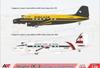 Scale model  Conroy Tri-Turbo-3 (DC-3 Trimotor)