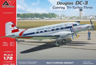 Scale model  Conroy Tri-Turbo-3 (DC-3 Trimotor)