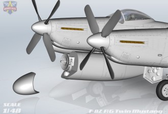 Макети  F-82F/G "Twin Mustang"
