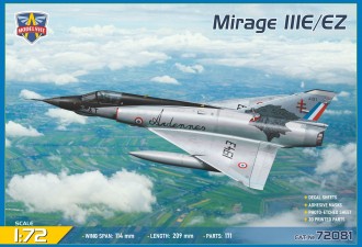 Scale model  Mirage IIIE/EZ fighter-bomber