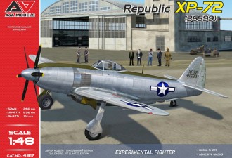 Макети  XP-72 experim.fighter ( contra-rotating prop.)