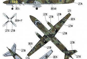 Scale model  TP-88 AEW (Swedish Air Force) 